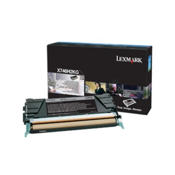 Lasertoner Lexmark X746H3KG Svart 12 000 sidor