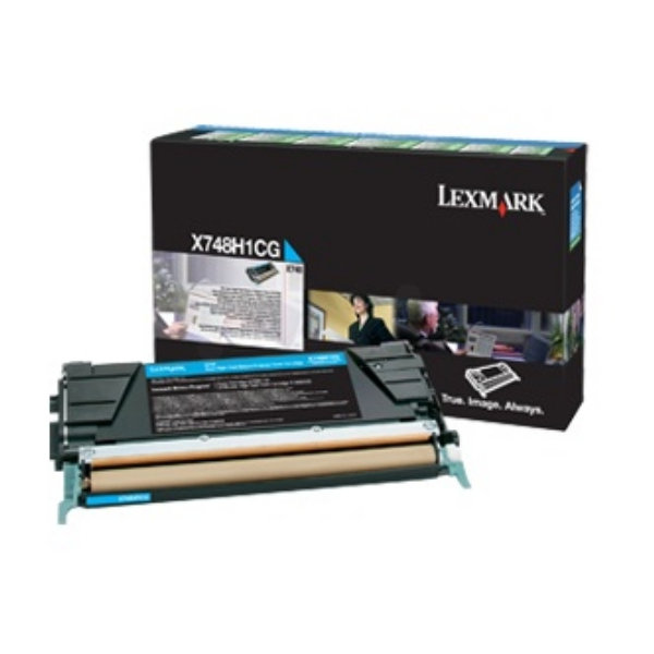 Lasertoner Lexmark X748H3CG Blå 10 000 sidor