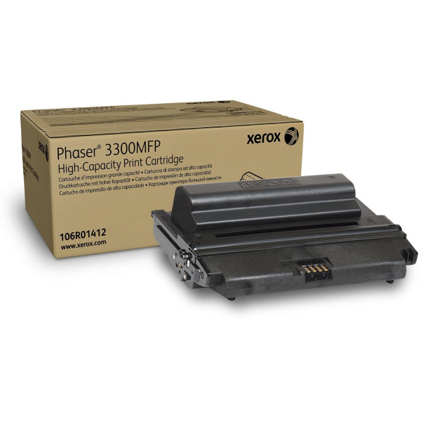 Lasertoner Xerox 106R01412 Svart 8000 sidor