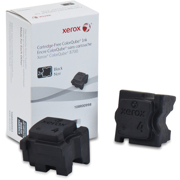 Xerox 108R00998 bläckpatron, svart, 2 x 4500 s