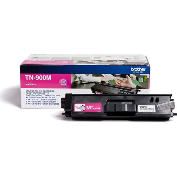 Lasertoner Brother TN900M Röd 6000 sidor