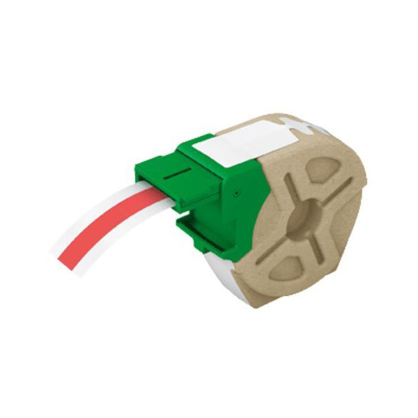 Leitz etikettpatron, PP, 12 mm x 10 m, röd
