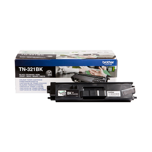 Lasertoner Brother TN321BK Svart 2500 sidor