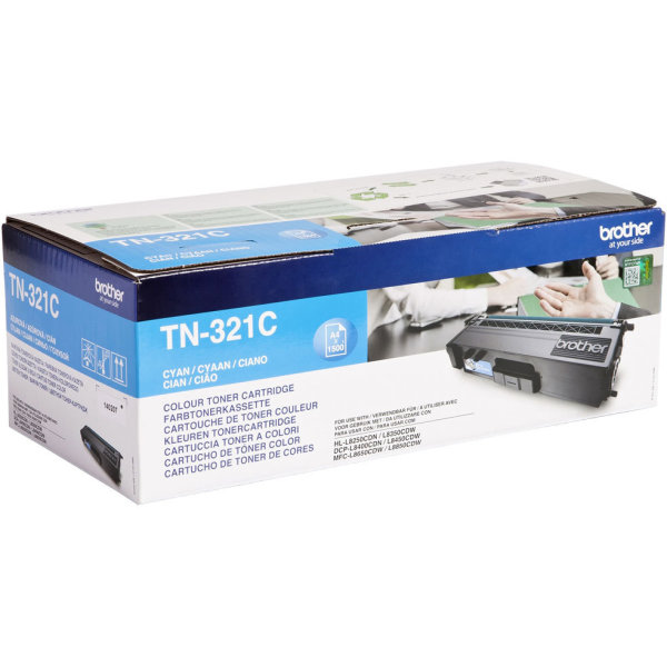 Lasertoner Brother TN321C Cyan 1500 sidor