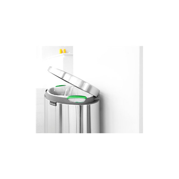 Brabantia Flatback Pedalspand 30 liter, mat stål