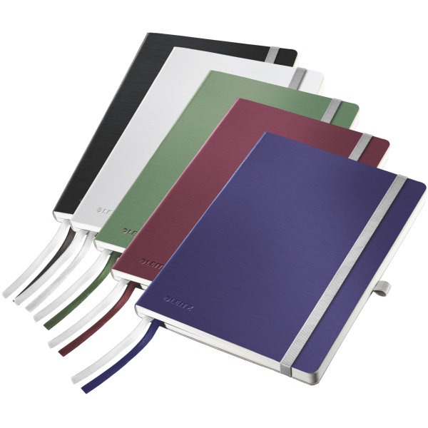 Leitz Style Anteckningsbok A5, linjerat, svart