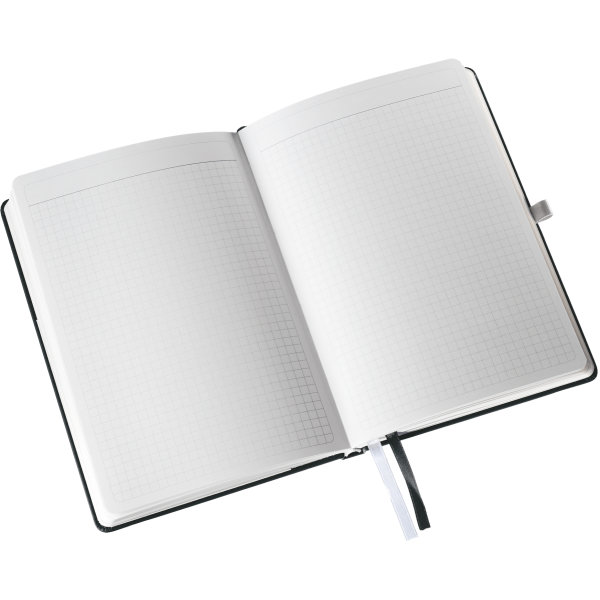 Leitz Style Notesbog A5, kvadreret, sort