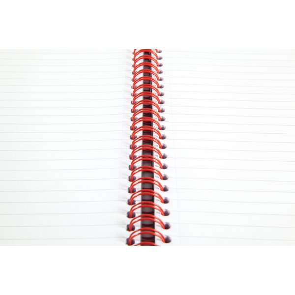 Oxford Black N' Red Anteckningsbok A5, linjerat