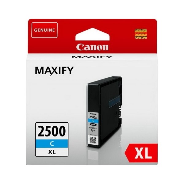 Canon PGI-2500XL Maxify, blækpatron, blå