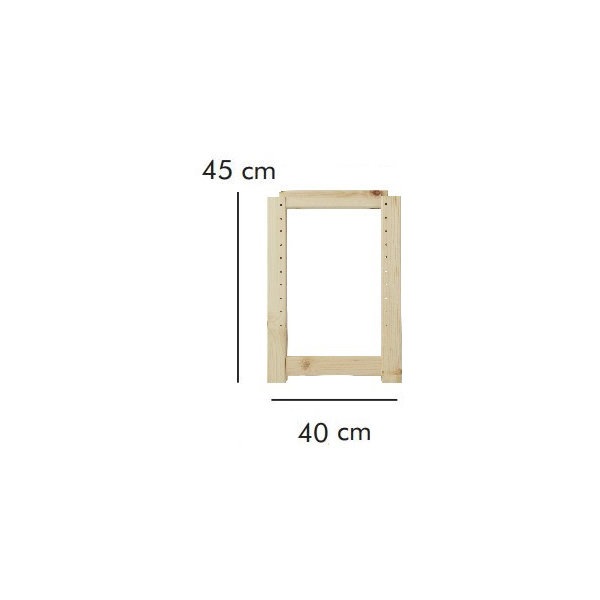 ABC Gavel HxD: 45x40 cm, natur