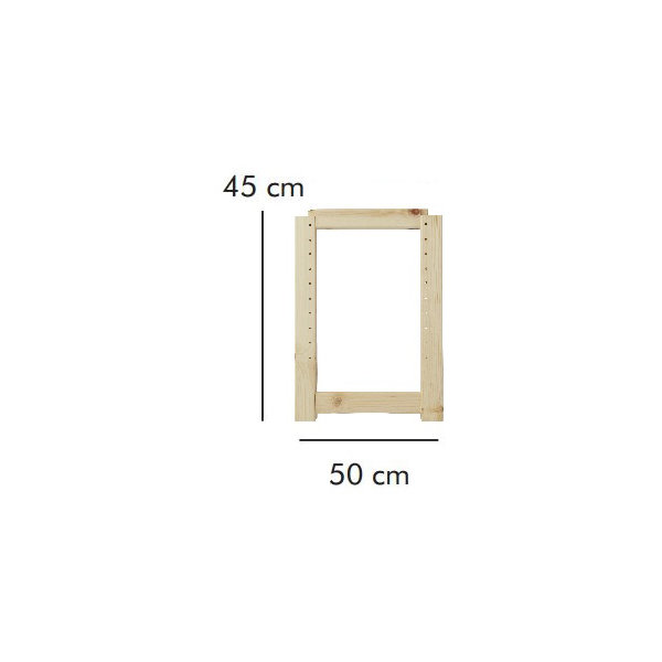 ABC Gavel HxD: 45x50 cm, natur