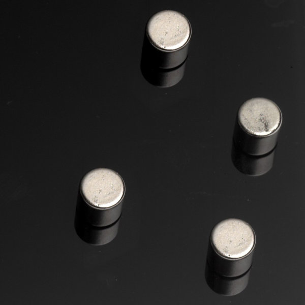 Ekstra stærke cylindriske magneter, 4 stk