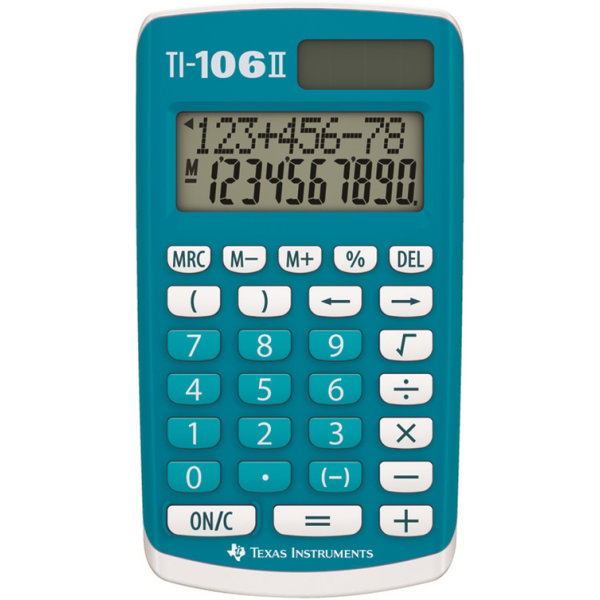 Texas TI-106 II Räknare, solar