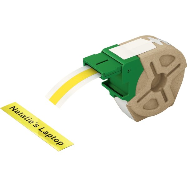 Leitz etikettpatron, PP, 12 mm x 10 m, gul
