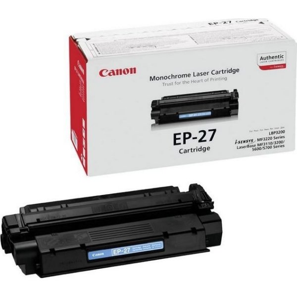 Canon EP-27/8489A002AA lasertoner, sort, 2500s