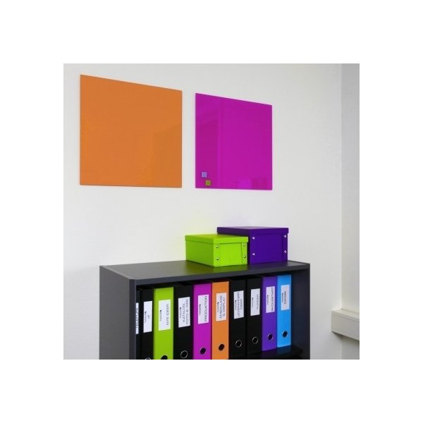 Magnetisk glastavla Naga 45x45 cm turkos