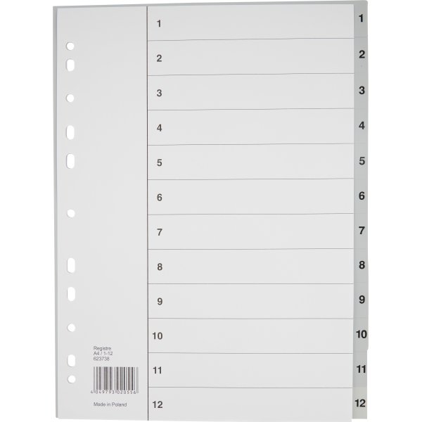 Register Budget A4 1-12 Plast