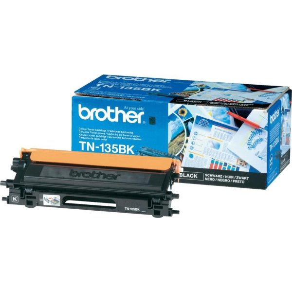Lasertoner Brother TN135BK Svart 5000 sidor