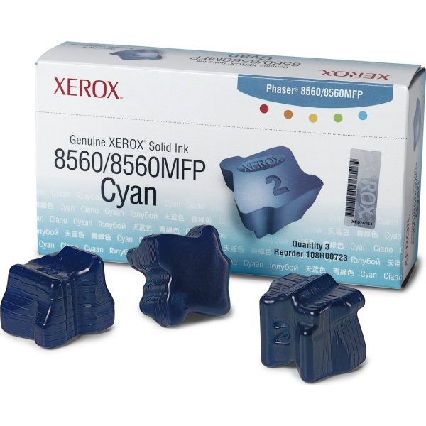 Lasertoner Xerox 1108R00723 Blå 3400 sidor