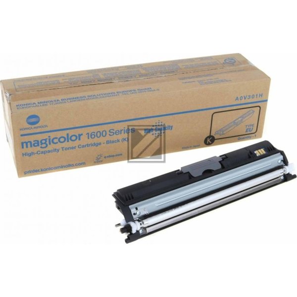 Konica Minolta A0V301H toner, sort, HC, 2500s