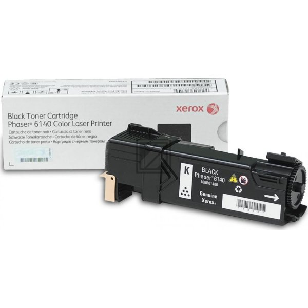 Xerox 106R01480 lasertoner, sort, 2600s