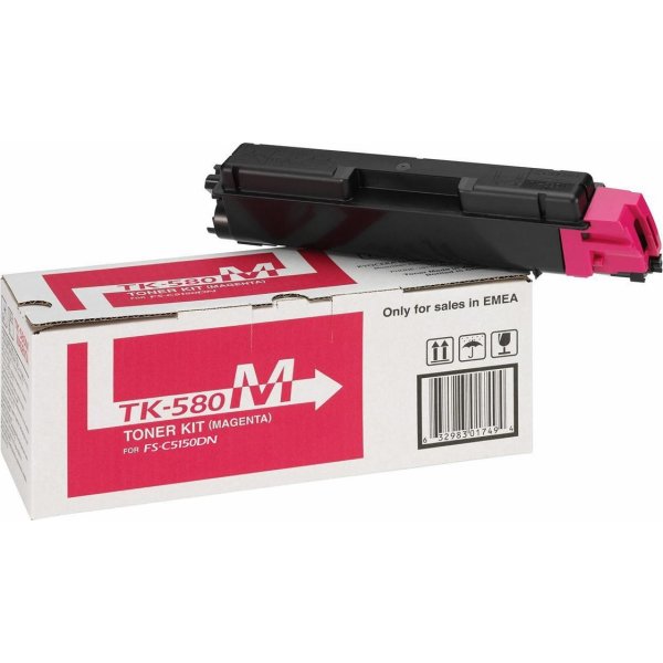 Lasertoner Kyocera TK-590M Röd 5000 sidor