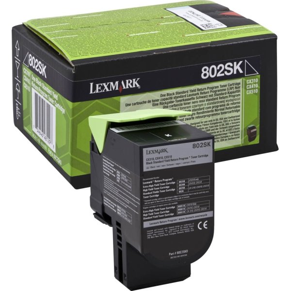 Toner Lexmark 80C20Y0 Gul 1000 sidor