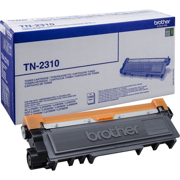 Lasertoner Brother TN2310 Svart 1200 sidor