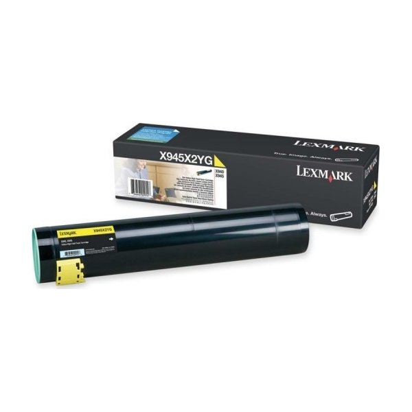 Toner Lexmark X945X2YG Gul 22 000 sidor