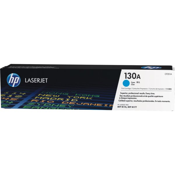 HP 130A/CF351A lasertoner, blå, 1000 s