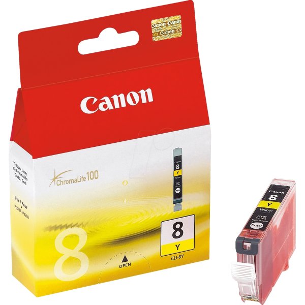 Canon CLI-8Y bläckpatron, gul, 420 s
