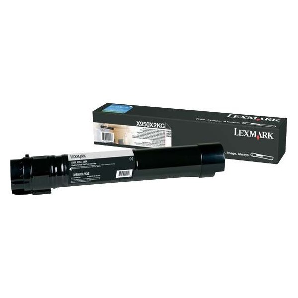 Lasertoner Lexmark X950X2KG Svart 38 000 sidor