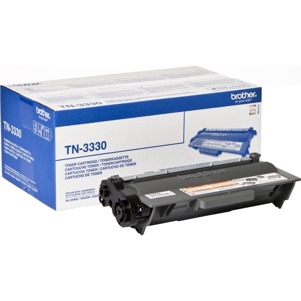 Lasertoner Brother TN3330 Svart 3000 sidor