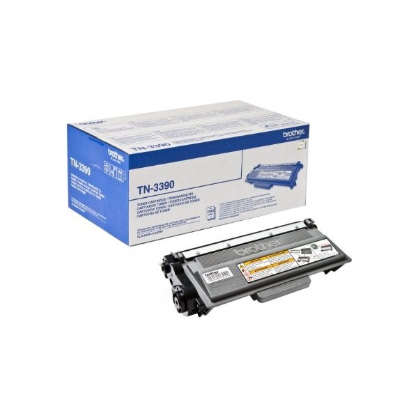 Lasertoner Brother TN3390 Svart 12 000 sidor