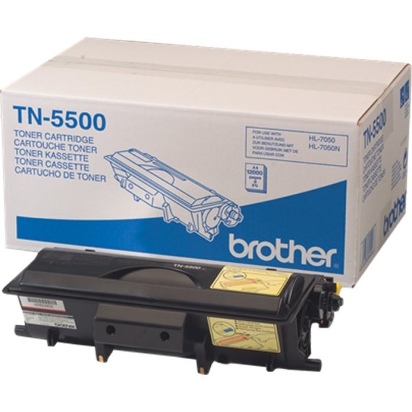 Brother TN5500 lasertoner, svart, 12000s