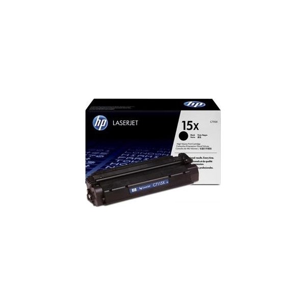 HP C7115x lasertoner/nr 15 x, svart, 3500 s