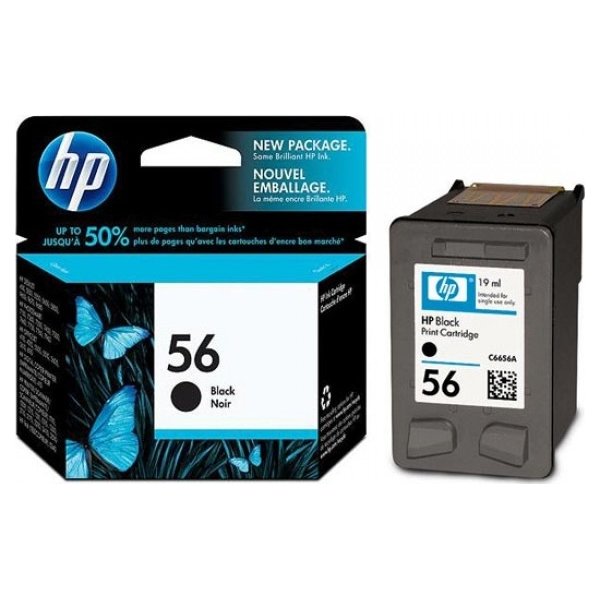 HP nr.56/C6656AE blækpatron, sort, 450s