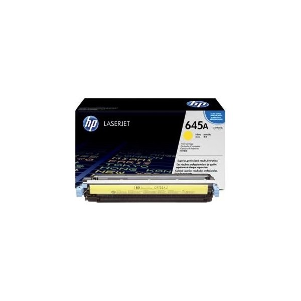 HP 645/C9732A lasertoner, gul, 12 000 s