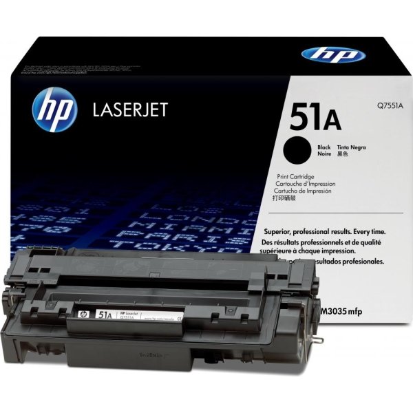 HP nr 51A/Q7551A lasertoner, svart, 6500 s