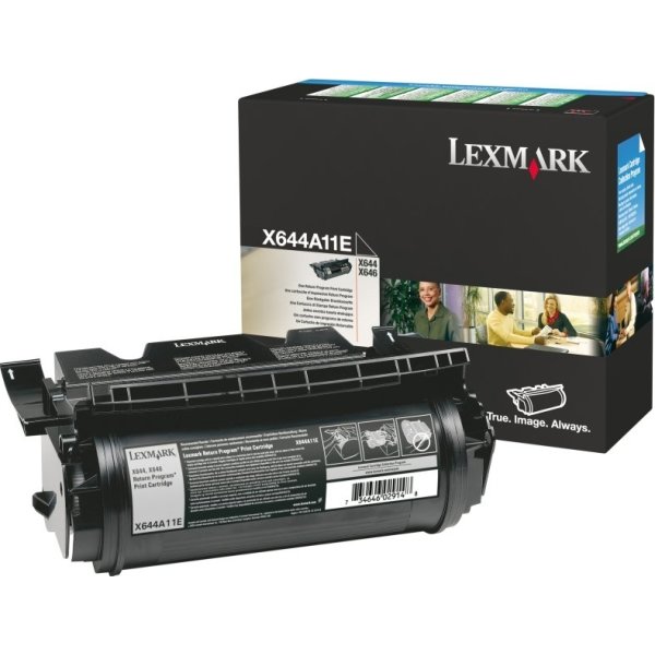 Lexmark 0X644A11E lasertoner, svart, 10000s