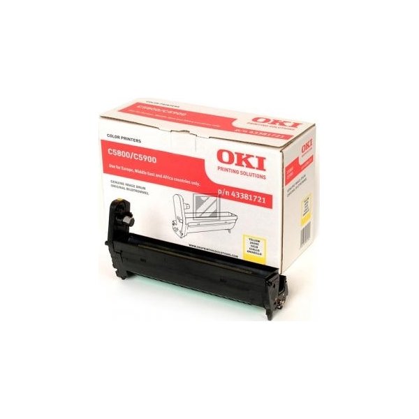 Lasertrumma OKI 43381721 Gul 20 000 sidor
