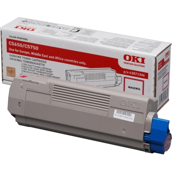 Lasertoner OKI 43865708 Svart 8000 sidor