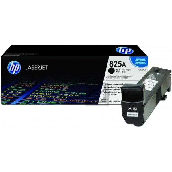 HP 825A/CB390A lasertoner, svart, 19 500 s