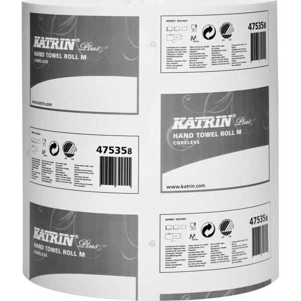 Katrin Plus M centerfeed torkrulle, 1 lager, 6 st