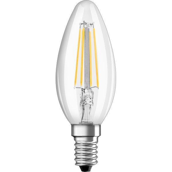 Osram Retro LED Kronljus, klar, E14, 4 W =40 W
