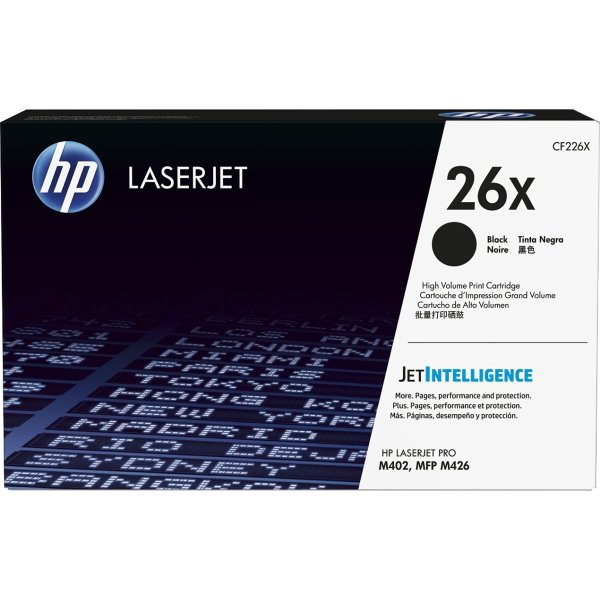 HP nr 26X/CF226X lasertoner, svart, 9000 s