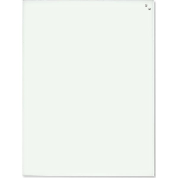 Naga magnetisk glastavla 60x80 cm, vit