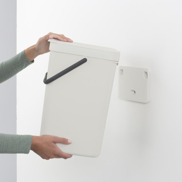 Brabantia Sort&Go Sorteringsspand 12 liter, hvid
