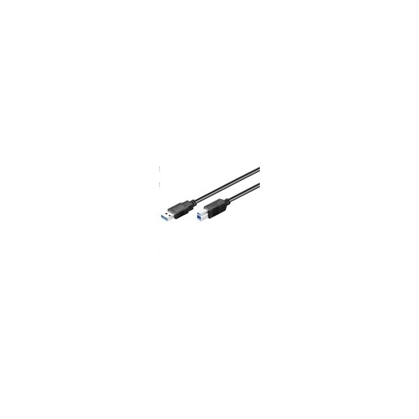 MicroConnect USB-kabel 3.0 A-B, 1,8 m, M-M