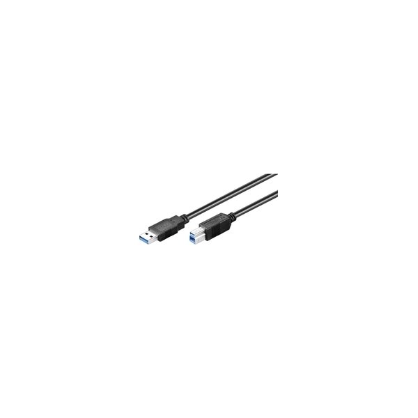 MicroConnect USB-kabel 3.0 A-B, 5 m, M-M
